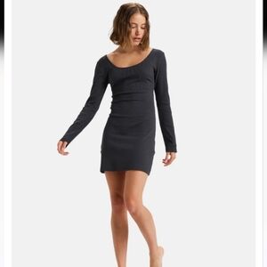 Roxy Good Keepsake Long Sleeve Mini Dress Medium